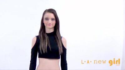 Skinny Teen Is Not Happy At Casting Audition - hclips.com