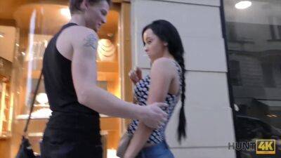 Attentive man picks up lovely teen who was in need of cash - sexu.com - Czech Republic