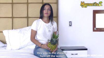 Lorena Castro Latina Colombiana Teen Spreads Her Legs For A Big Dick - sexu.com