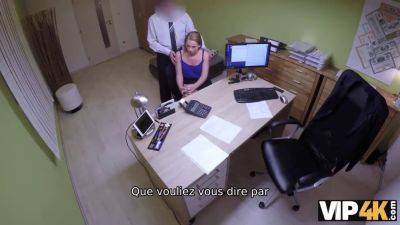 Naughty Czech teen loaned to agent for hot doggy-style fuck in office - sexu.com - Czech Republic