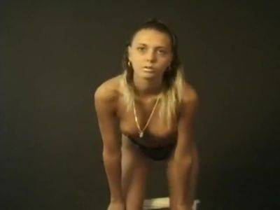 Stephanie - First Casting A Teen Masturbating Her Blonde - Stephanie S - hclips.com - Czech Republic