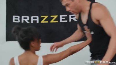 Black Teen Has Got A Perfect Ass And She With Demi Sutra And Xander Corvus - hotmovs.com