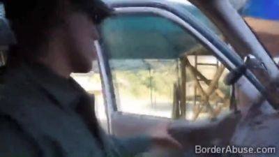 Border Officer Fucks Beautiful Latina Teen Outdoors - hclips.com