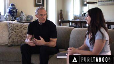 PURE TABOO Religious Teen Keira Croft Tries Anal Sex For The First Time With Her Priest - hotmovs.com