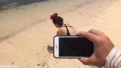 Never Trust No Bitch! Cheating Russian Teen At The Beach! - upornia.com - Russia