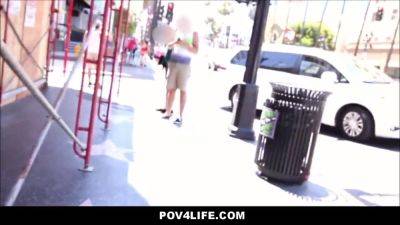 Check out this petite big-titted teen flashing & banging in public! - sexu.com