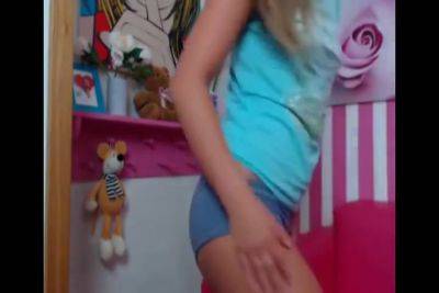 Teen Brunette Doll Striptease - hclips.com