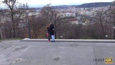 Czech teen Rothaarige gets cash for a POV blowjob in front of her boyfriend - sexu.com - Czech Republic