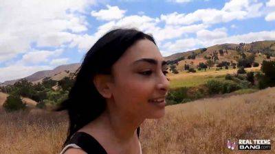 Vanessa - Vanessa Moon, the Idaho Teen, gives a sexy head on a hiking trip before fucking in the hotel room - sexu.com