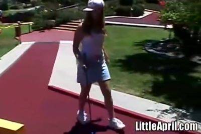 Little April In Teen Goes Solo Outdoors 6 Min - upornia.com