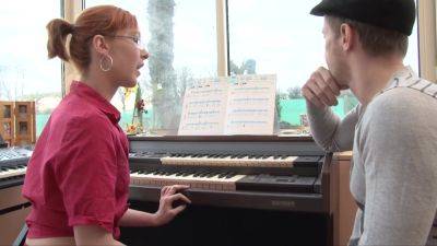 Ginger Teen Gets Fucked By Her Piano Teacher - HotEuroGirls - hotmovs.com - France