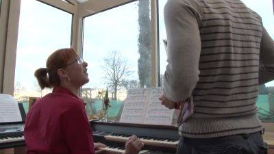 Ginger Teen Gets Fucked By Her Piano Teacher - HotEuroGirls - hotmovs.com - France